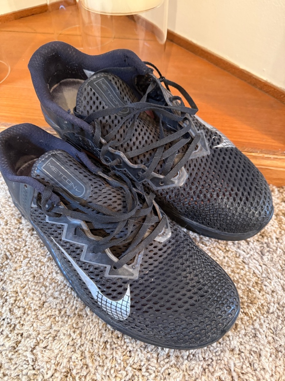 Nike Metcon Men's Training Shoes - Black and Silver Accent